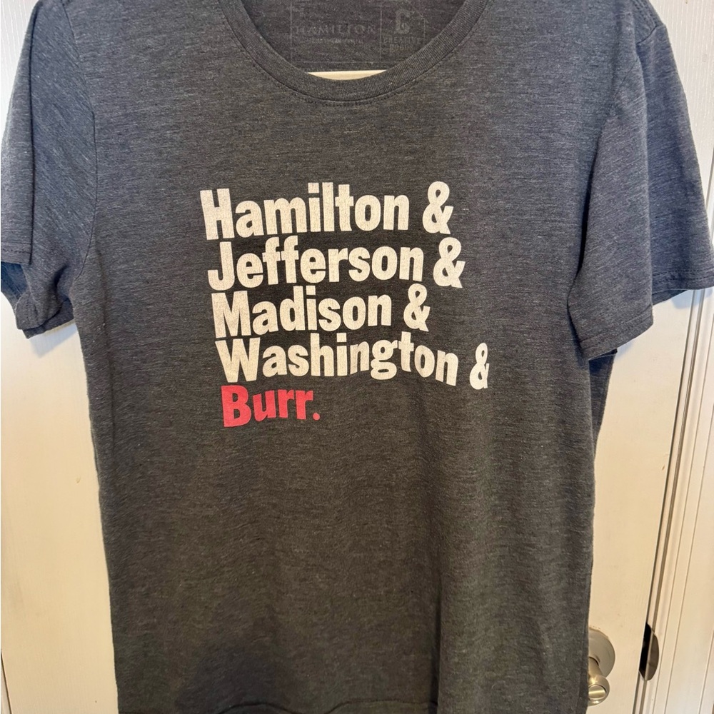 Original Hamilton Musical Gray T-Shirt